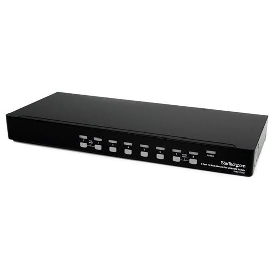 StarTech.com SV831DVIU KVM switch Rack mounting Black 1