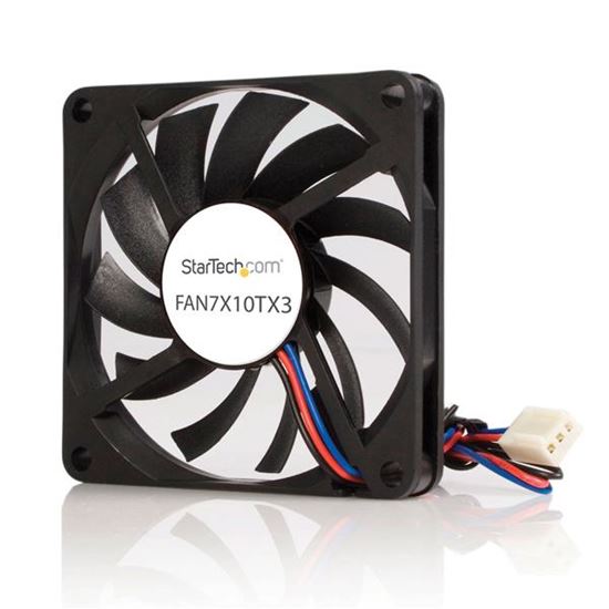 StarTech.com FAN7X10TX3 computer cooling system Computer case Fan 2.76" (7 cm) Black 1