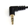 StarTech.com 0.3m Angle M/M audio cable 11.8" (0.3 m) 3.5mm Black 2
