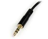 StarTech.com MU1MMSRA audio cable 11.8" (0.3 m) 3.5mm Black 3