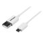StarTech.com 2m USB 2.0 A/Micro-B m/m USB cable 78.7" (2 m) USB A Micro-USB B White 1