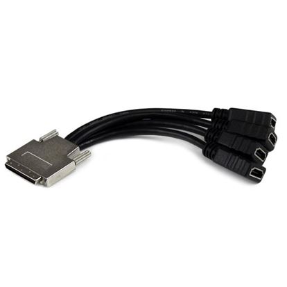 StarTech.com VHDCI24HD video cable adapter 8.66" (0.22 m) 4 x HDMI Black 1