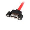 StarTech.com ESATAPNLFM1 SATA cable 118.1" (3 m) eSATA Red 2