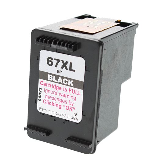 Remanufactured HP 67XL (3YM57AN) InkJet Cartridge, Black 240 High Yield 1