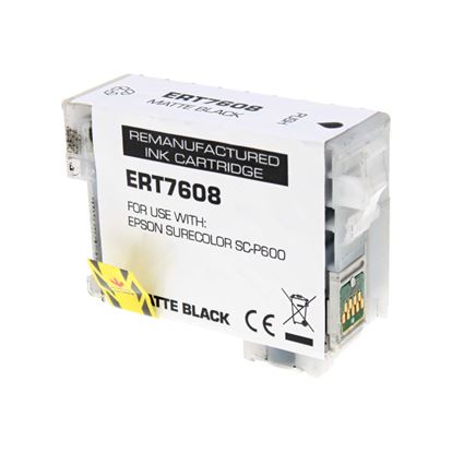Remanufactured Epson 760 (T760820) Wide Format, Matte Black 25.9ml Yield 1