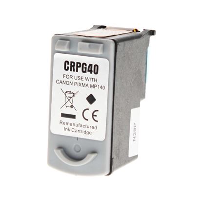 Remanufactured Canon PG-40/PG-50 (0615B002) Inkjet Cartridge, Universal Black 320 Yield, PG-40/50 1
