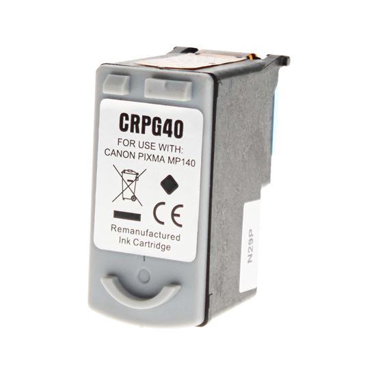 Remanufactured Canon PG-40/PG-50 (0615B002) Inkjet Cartridge, Universal Black 320 Yield, PG-40/50 1