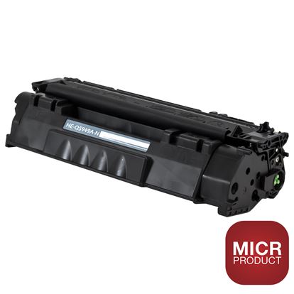 Compatible HP 49A (Q5949A) MICR Toner Cartridge, Black 2.5K Yield 1