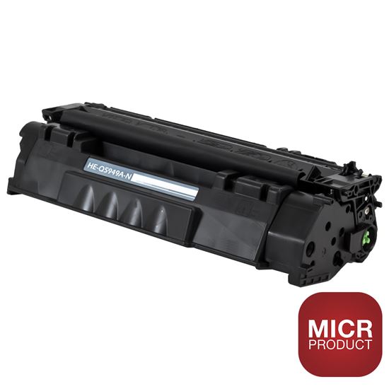 Compatible HP 49A (Q5949A) MICR Toner Cartridge, Black 2.5K Yield 1