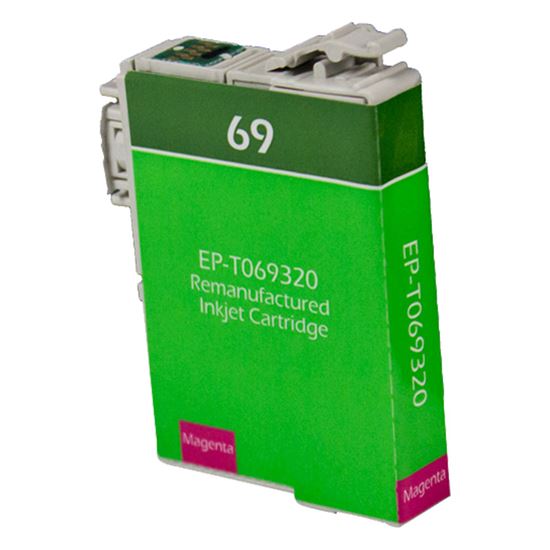 Remanufactured Epson 69 (T069320) InkJet Cartridge, Magenta 350 Yield 1