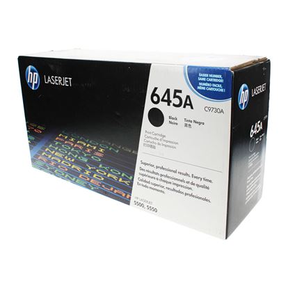 OEM HP 645A (C9730A) Toner Cartridge, Black 13K Yield 1