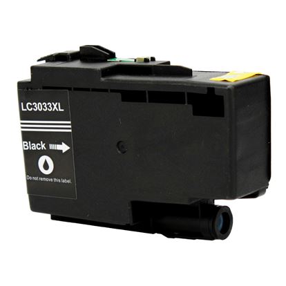 Compatible Brother LC3033 (LC3033BK) InkJet Cartridge, Black 3000 Super High Yield 1