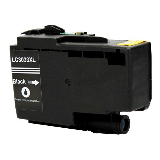 Compatible Brother LC3033 (LC3033BK) InkJet Cartridge, Black 3000 Super High Yield 1