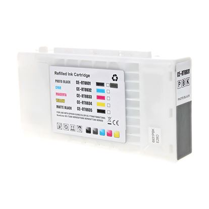 Remanufactured Epson T693100 Wide Format Ink, Photo Black 350ML 1