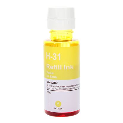 Compatible HP 31 (1VU28AN) Ink Bottle, Yellow 8000 Yield 1
