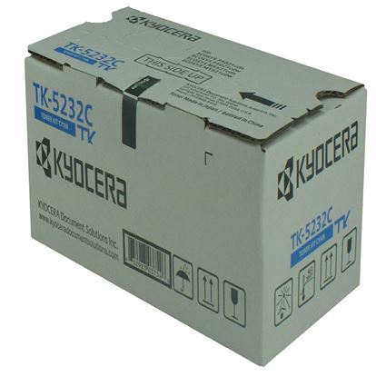 OEM Kyocera Mita TK-5232C (1T02R9CUS0) Toner Cartridge, Cyan 2.2K High Yield 1