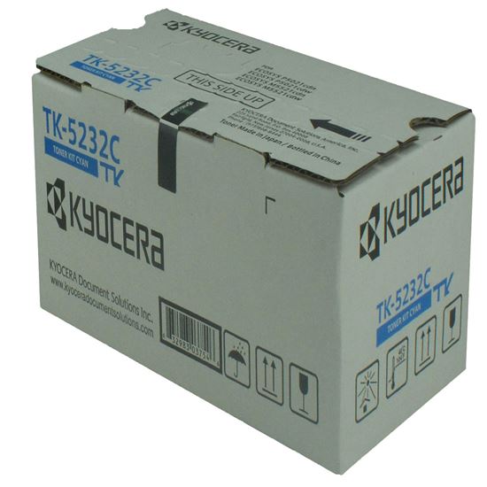 OEM Kyocera Mita TK-5232C (1T02R9CUS0) Toner Cartridge, Cyan 2.2K High Yield 1