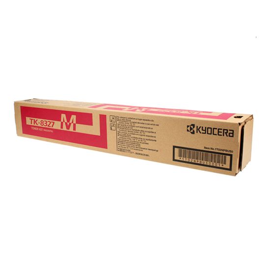 OEM Kyocera Mita TK-8327M (1T02NPBUS0) Toner Cartridge, Magenta 12K Yield 1