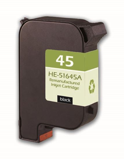 Remanufactured HP 45 (51645A) InkJet Cartridge, Black 930 Yield 1