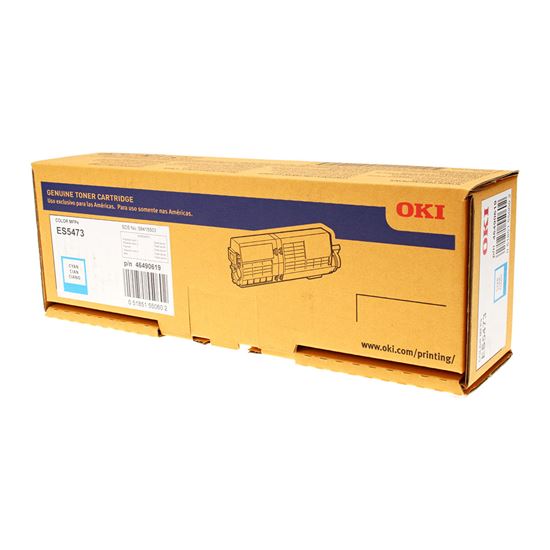 OEM Okidata  (46490619) Toner Cartridge, Cyan 5.3 Yield 1