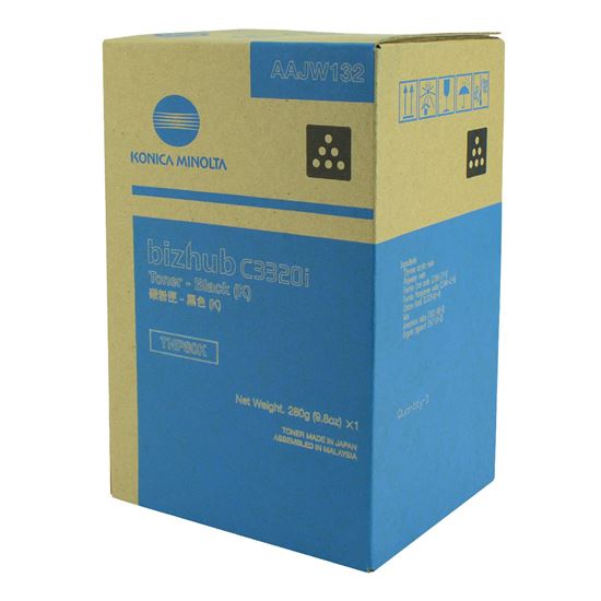 OEM Konica Minolta TNP80K (AAJW132) Toner Cartridge, Black 13K Yield 1