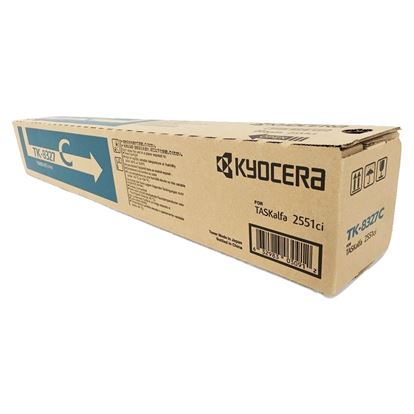 OEM Kyocera Mita TK-8327C (1T02NPCUS0) Toner Cartridge, Cyan 12K Yield 1