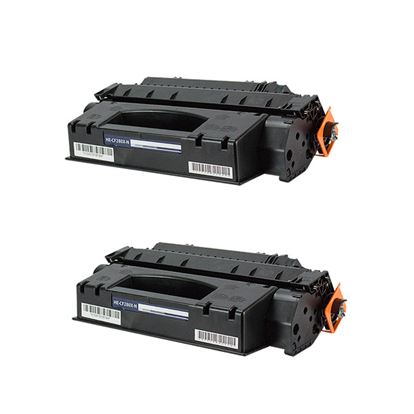 Compatible HP 80X (CF280X) Toner Cartridge, Black 6.9K High Yield, 2 Cartridge Value Pack 1