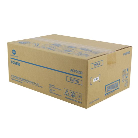 OEM Konica Minolta TNP78 (ACF0030) Toner Cartridge, Black 12K Yield 1
