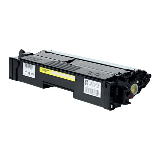 Compatible Brother TN635 (TN635Y) Toner Cartridge, Yellow 1.8K Yield 1