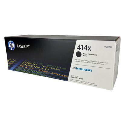 OEM HP 414X (W2020X) Toner Cartridge, Black 7.5K High Yield 1