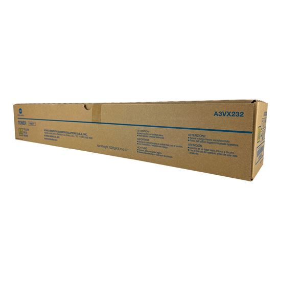 OEM Konica Minolta TN621Y (A3VX232) Toner Cartridge, Yellow 67K Yield 1