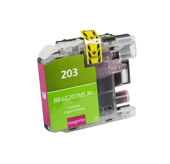 Compatible Brother LC203 XL (LC203MXL) InkJet Cartridge, Magenta 550 High Yield 1