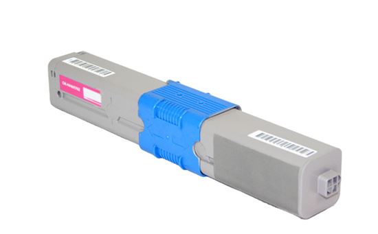 Remanufactured Okidata C330/C530 (44469702) Toner Cartridge, Magenta 3K Yield 1