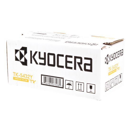 OEM Kyocera Mita TK-5432Y (1T0C0AAUS1) Toner Cartridge, Yellow 1.25K Yield 1