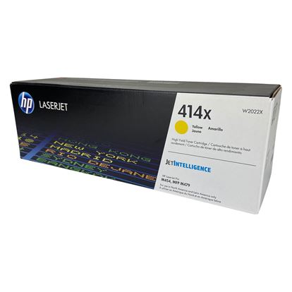 OEM HP 414X (W2022X) Toner Cartridge, Yellow 6K High Yield 1