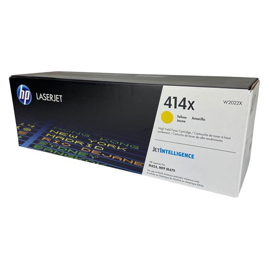 OEM HP 414X (W2022X) Toner Cartridge, Yellow 6K High Yield 1