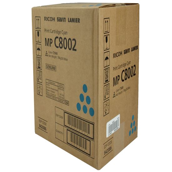 OEM Ricoh  (841783, 842086) Toner Cartridge, Cyan 29K Yield 1