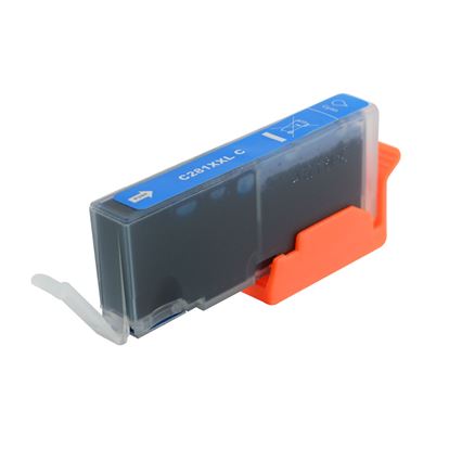 Remanufactured Canon 281XXL (CLI-281LC) InkJet Cartridge, Cyan 11.7ML Extra High Yield 1