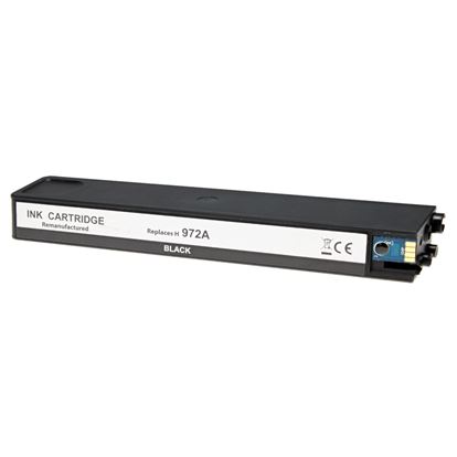 Remanufactured HP 972A (F6T80AN) InkJet Cartridge, Black 3500 Yield 1