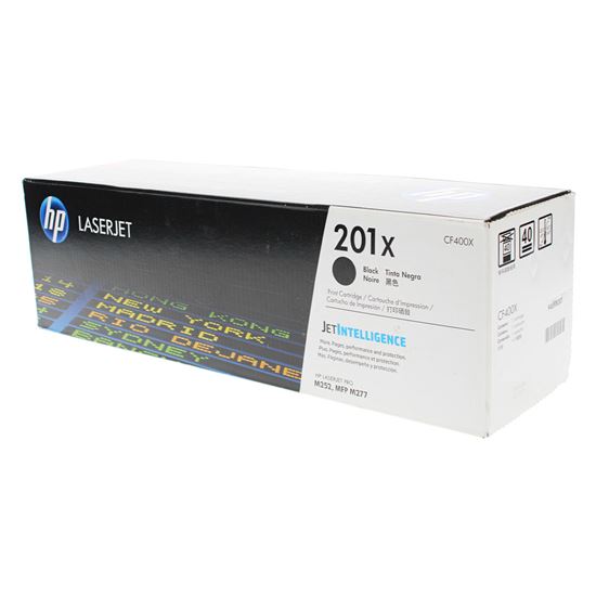OEM HP 201X (CF400X) Toner Cartridge, Black 2.8K High Yield 1