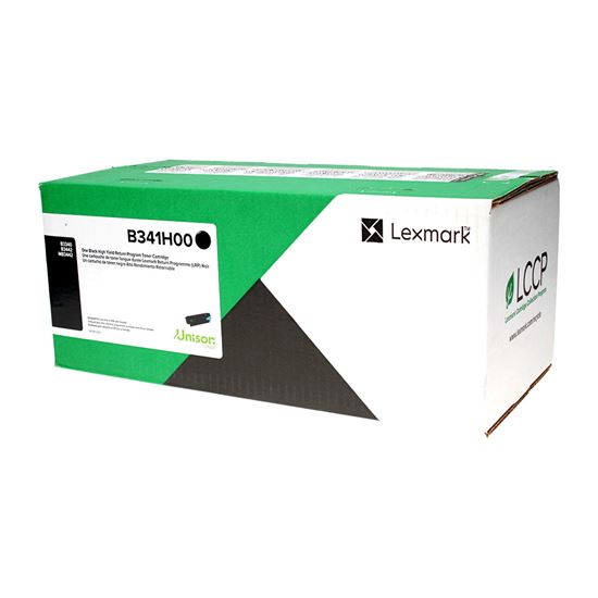 OEM Lexmark  (B341H00) Toner Cartridge, Black 3K High Yield, Return Program 1