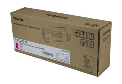 OEM Toshiba T-FC34U-M (TFC34UM) Toner Cartridge, Magenta 11.5K Yield 1