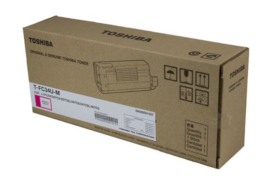 OEM Toshiba T-FC34U-M (TFC34UM) Toner Cartridge, Magenta 11.5K Yield 1