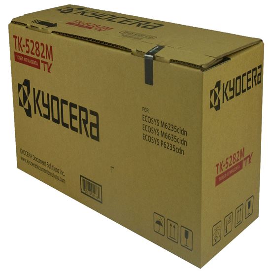 OEM Kyocera Mita TK-5282M (1T02TWBUS0) Toner Cartridge, Magenta 11K Yield 1