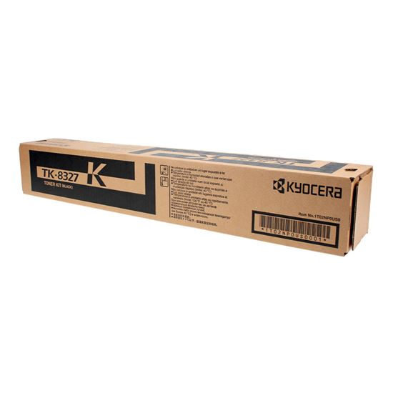 OEM Kyocera Mita TK-8327K (1T02NP0US0) Toner Cartridge, Black 18K Yield 1