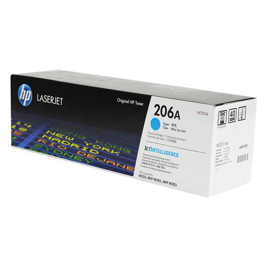 OEM HP 206A (W2111A) Toner Cartridge, Cyan 1,250 Yield 1