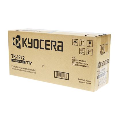 OEM Kyocera Mita TK-1272 (1T0C140US0) Toner Cartridge, Black 10K Yield 1