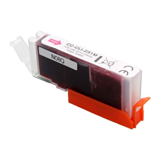 Compatible Canon CLI-231M (6676C001) Inkjet Cartridge, Magenta 8.5 ML Std Yield 1