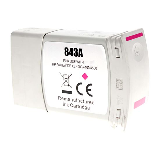 Remanufactured HP C1Q59A (843A) Inkjet Cartridge, Magenta 400 ML 1