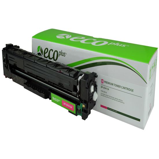 EcoPlus HP 410A (CF413A) Toner Cartridge, Magenta 2.3K Yield 1